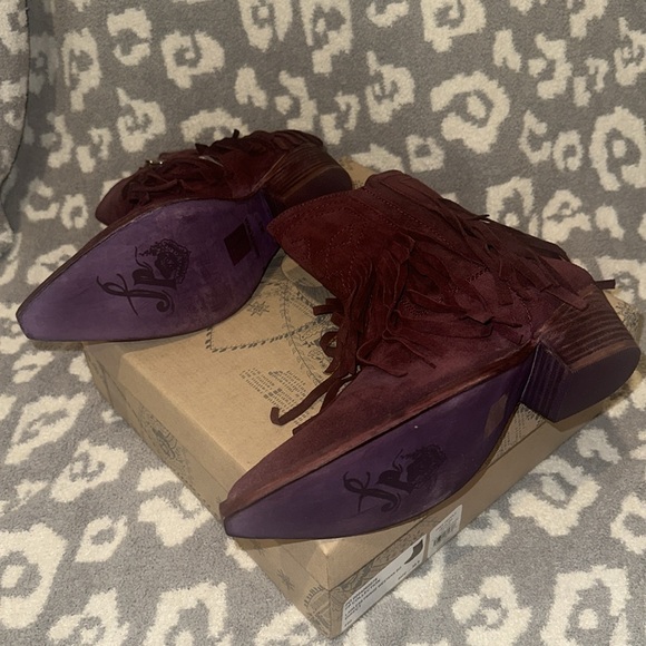 New Lawless Fringe Western Boots by FP Collection at Free People 😍 in Fig 😍 - Picture 17 of 17